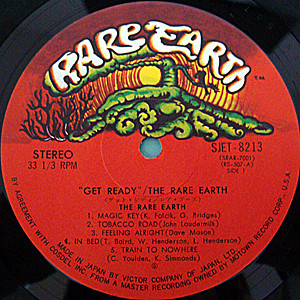 Rare Earth - Get Ready | Rare Earth (SJET-8213) - 2