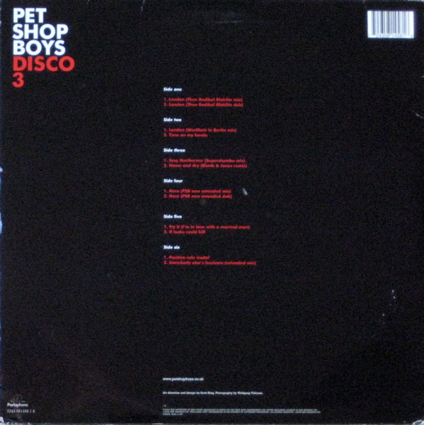 Pet Shop Boys - Disco 3 | Parlophone (7243 581458 1 6) - 2