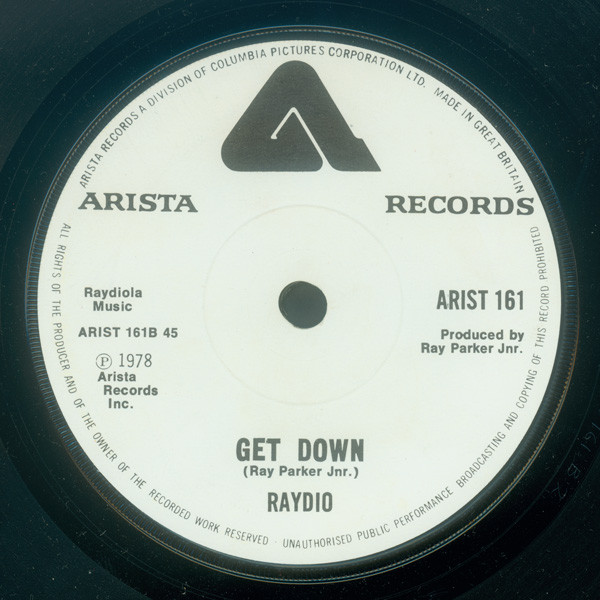 Raydio - Jack And Jill | Arista (ARIST 161) - 2