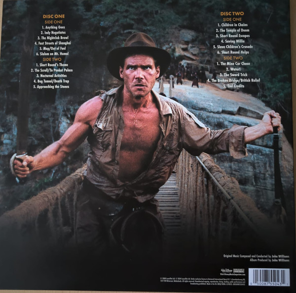 John Williams - Indiana Jones And The Temple Of Doom (The Original Motion Picture Soundtrack) | Walt Disney Records (00050087550431)