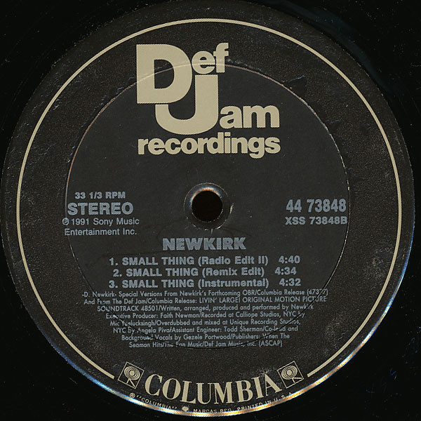Newkirk - Small Thing | Def Jam Recordings (44 73848) - 4 Newkirk - Small Thing | Def Jam Recordings (44 73848) - 4
