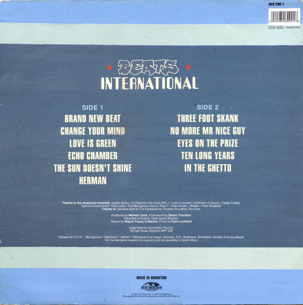 Beats International - Excursion On The Version | Go! Beat (828 290 1) - 4