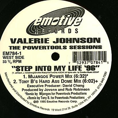 Valerie Johnson - Step Into My Life  96 | Emotive Records (EM784-1)