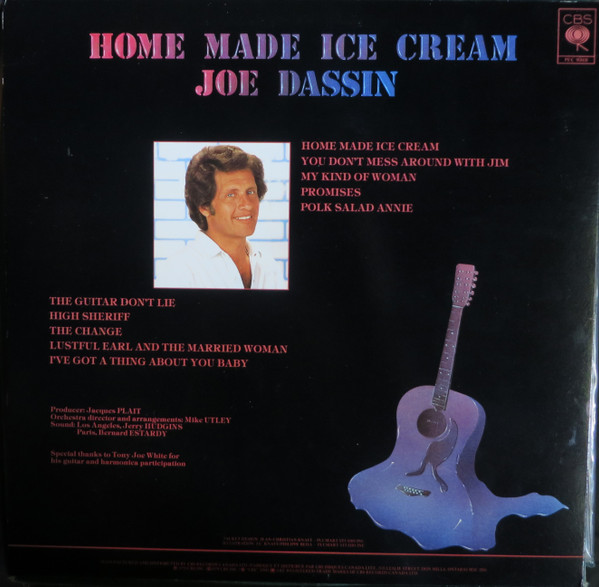 Joe Dassin - Home Made Ice Cream [Vinyl] | CBS (PFC 90608) - 2