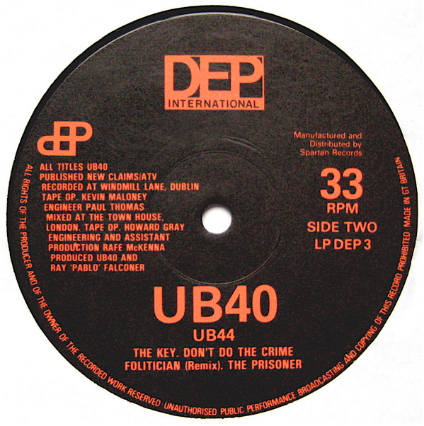 UB40 - UB44 | DEP International (LP DEP 3) - 3