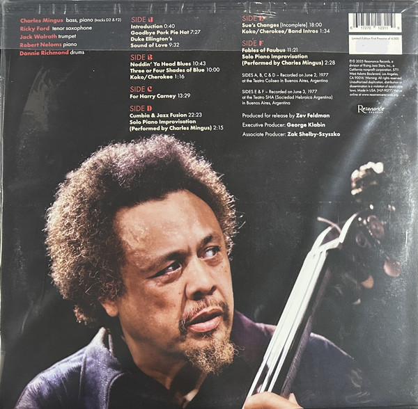Charles Mingus - In Argentina (The Buenos Aires Concerts) | Resonance Records (HLP-9077) - 3