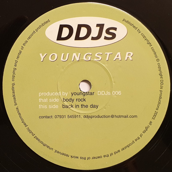 Youngstar - Body Rock | DDJs Productions (DDJs 006)