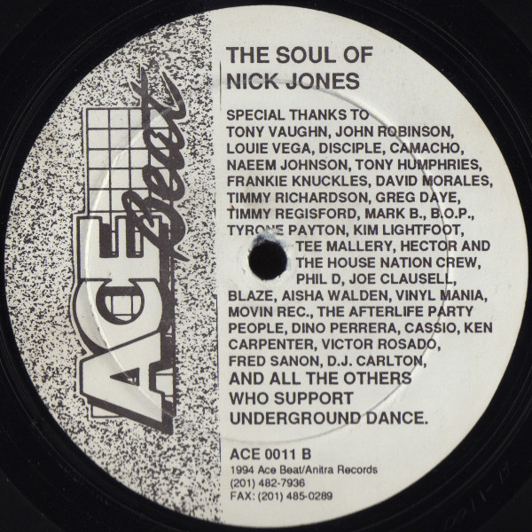 Nick Jones Featuring A' Dee & Donald Walden - Peace And Unity | Ace Beat Records (ACE 0011) - 2