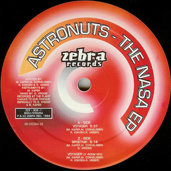 Astronuts - The Nasa EP | Zebra Records (ZZZ 302-1) - 2