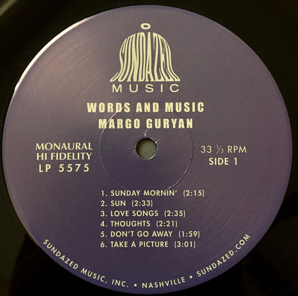 Margo Guryan - Take A Picture | Sundazed Music (LP 5575) - 4