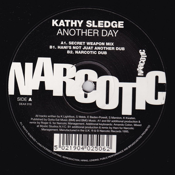 Kathy Sledge - Another Day - The Remixes | Narcotic (DEAX 016) - main Kathy Sledge - Another Day - The Remixes | Narcotic (DEAX 016) - main
