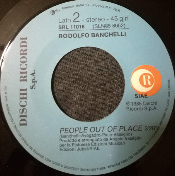 Rodolfo Banchelli - Bella Gioventù | Ricordi (SRL 11016) - 3