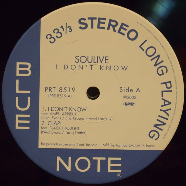 Soulive - I Don't Know | Blue Note (PRT-8519)