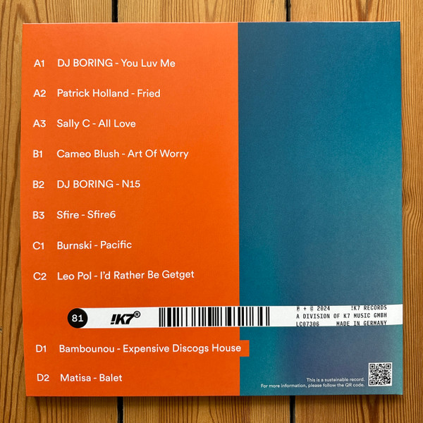 DJ Boring - DJ-Kicks | !K7 Records (KLP7441) - 2