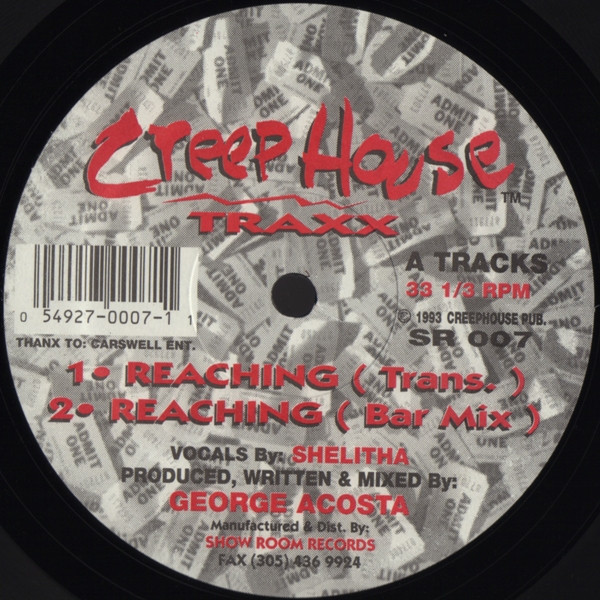 George Acosta - Reaching / Take Me Away | Creep House Traxx (SR 007) - main