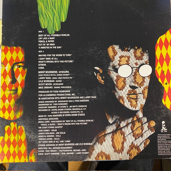 Bourgeois Tagg - Yoyo | Island Records (ISL 1144) - 2