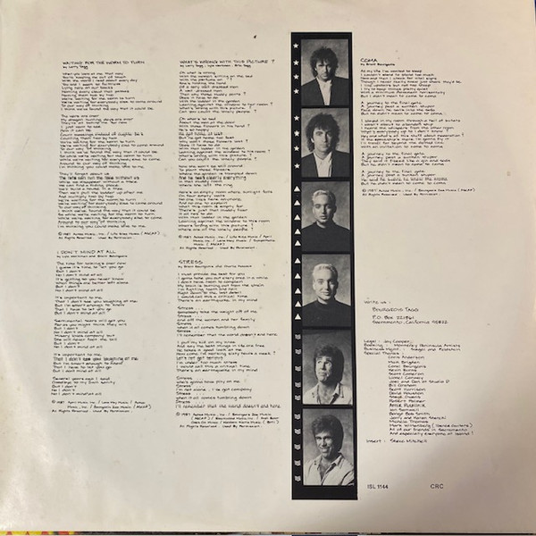 Bourgeois Tagg - Yoyo | Island Records (ISL 1144) - 4