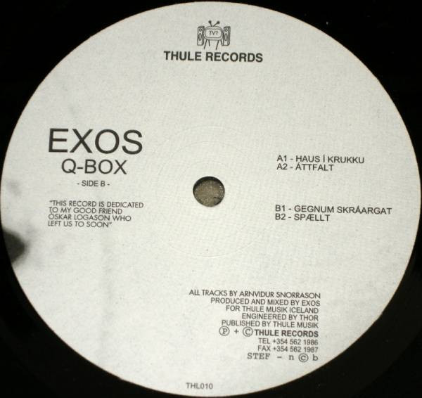 Exos - Q-Box | Thule Records (THL010) - 2