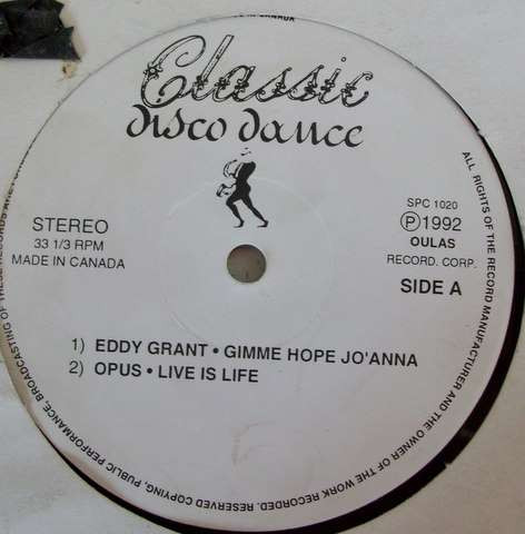 Various - Classic Disco Dance | Classic Disco Dance (SPC 1020)