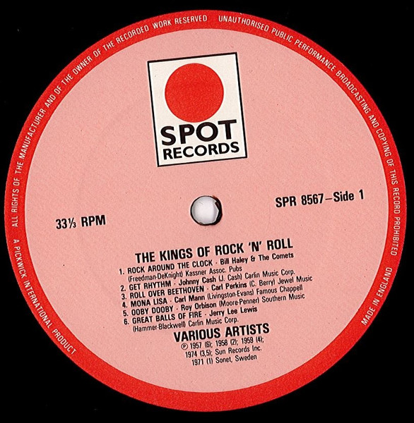 Various - The Kings Of Rock 'N' Roll | Spot Records (SPR 8567) - 3 Various - The Kings Of Rock 'N' Roll | Spot Records (SPR 8567) - 3