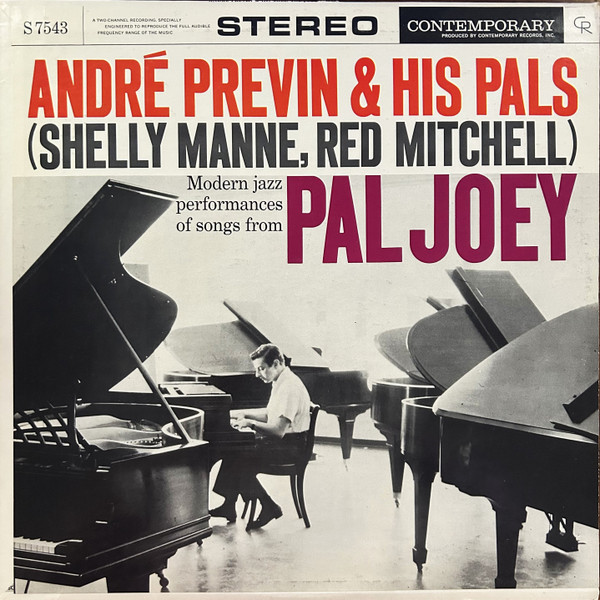 André Previn & His Pals - Modern Jazz Performances Of Songs From Pal Joey | Contemporary Records (S 7543) - main