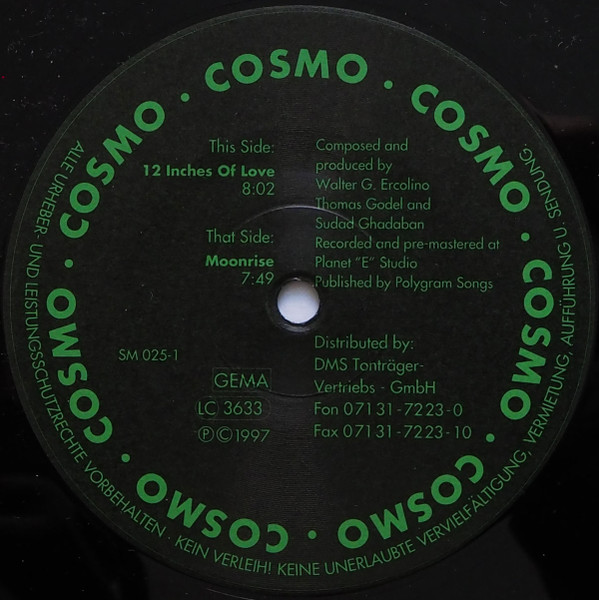 Cosmo - 12 Inches Of Love / Moonrise | Sodom Music (SM 025-1) - 3