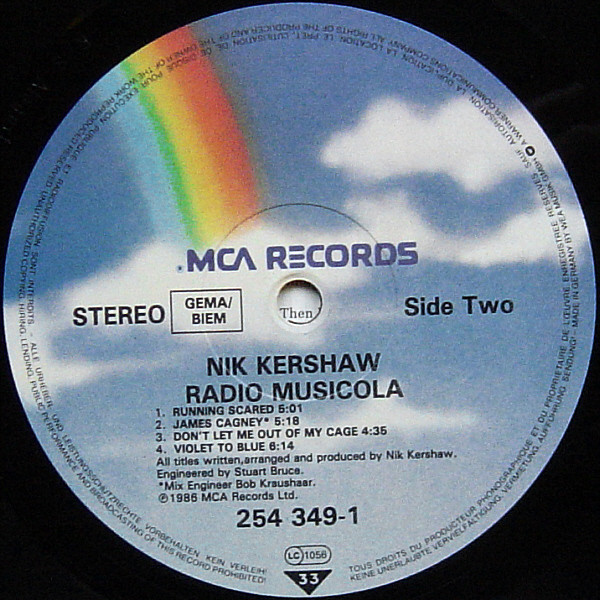 Nik Kershaw - Radio Musicola | MCA Records (254 349-1) - 4 Nik Kershaw - Radio Musicola | MCA Records (254 349-1) - 4