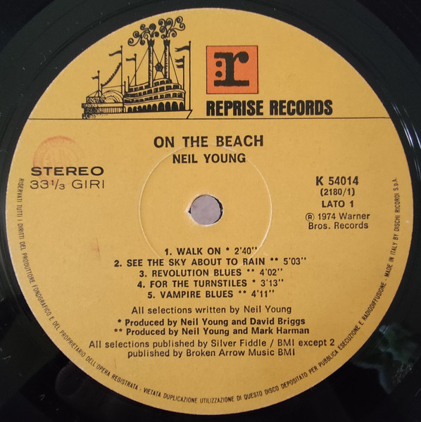 Neil Young - On The Beach | Reprise Records (K 54014) - 3 Neil Young - On The Beach | Reprise Records (K 54014) - 3