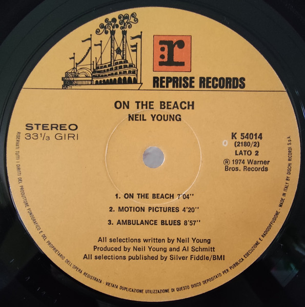 Neil Young - On The Beach | Reprise Records (K 54014) - 4 Neil Young - On The Beach | Reprise Records (K 54014) - 4
