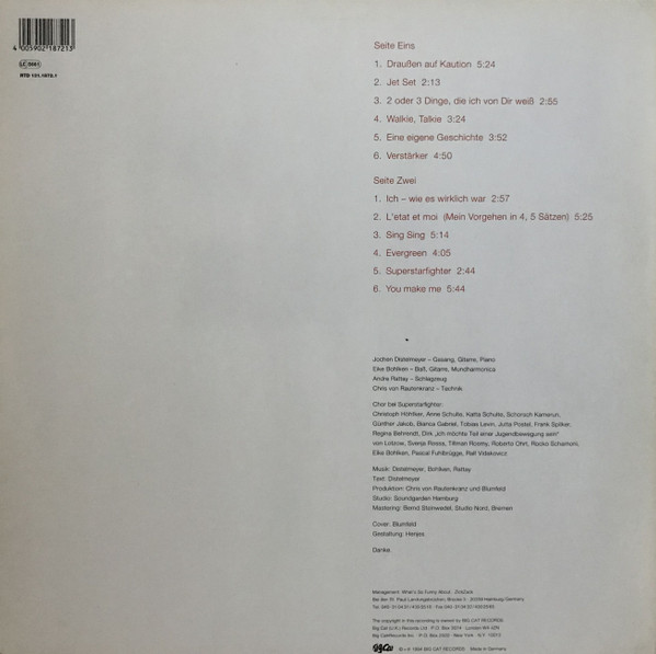 Blumfeld - L'Etat Et Moi | Big Cat (ABB 73)