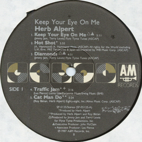 Herb Alpert - Keep Your Eye On Me | A&M Records (SP-5125) - 3 Herb Alpert - Keep Your Eye On Me | A&M Records (SP-5125) - 3