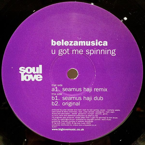 Belezamusica - U Got Me Spinning | Soul Love (SL007)