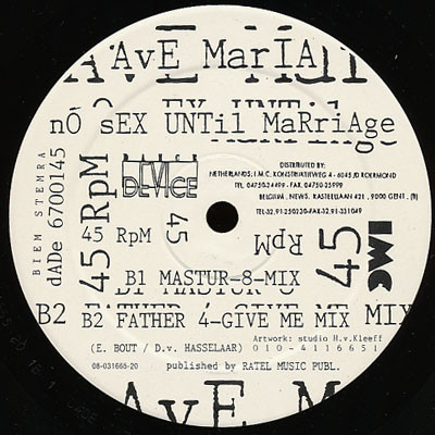 Ave Maria - No Sex Until Marriage | Dance Device (DADE 6700 145)