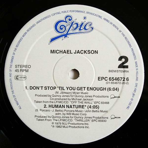 Michael Jackson - Leave Me Alone | Epic (654672 6) - 4