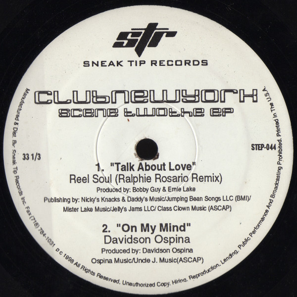 Various - Club New York: Scene Two The EP | Sneak Tip Records (STEP-044) - main Various - Club New York: Scene Two The EP | Sneak Tip Records (STEP-044) - main