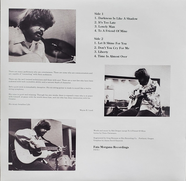 Bob Desper - New Sounds | Fata Morgana Recordings (FATA-1) - 2