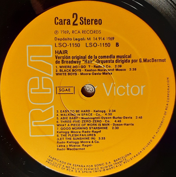 Hair - The American Tribal Love-Rock Musical = Versión Original De La Comedia Musical De Broadway "Hair"