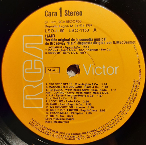 Hair - The American Tribal Love-Rock Musical = Versión Original De La Comedia Musical De Broadway "Hair"