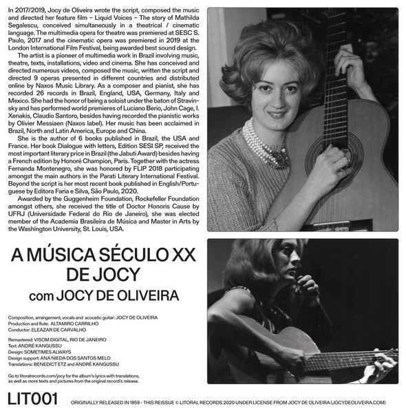 Jocy de Oliveira - A Música Século XX De Jocy | Litoral Records (LIT001) - 4