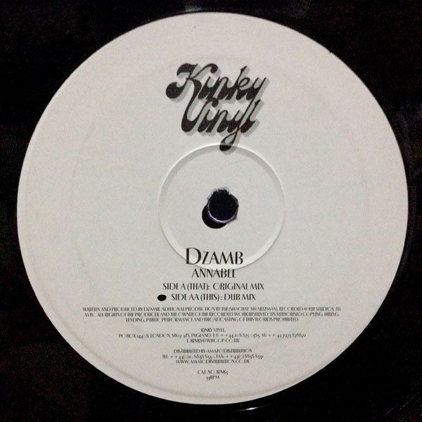 Dzamb - Annabel | Kinky Vinyl (kink3)