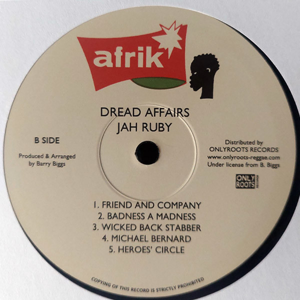 Jah Ruby - Dread Affairs | Afrik (none) - 4