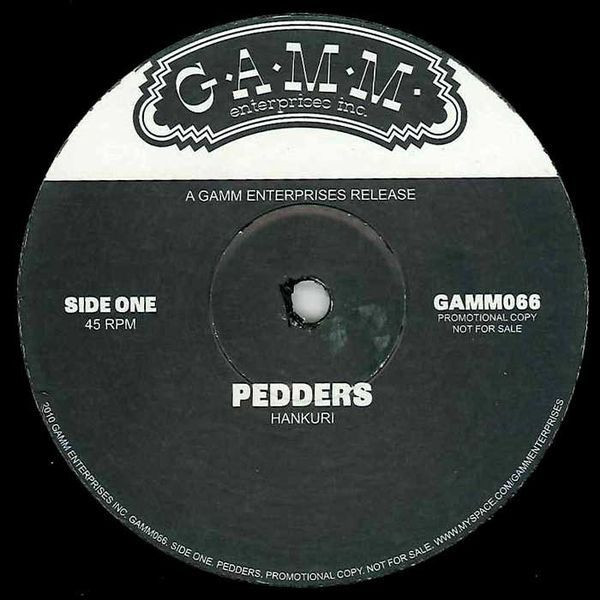 Pedders - Hankuri | G.A.M.M. (GAMM066)