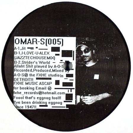 Omar-S - 005 | FXHE Records (AOS-5500) - main Omar-S - 005 | FXHE Records (AOS-5500) - main