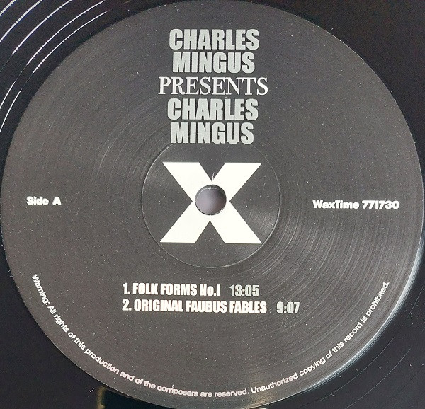Charles Mingus - Presents Charles Mingus | WaxTime (771730) - 3 Charles Mingus - Presents Charles Mingus | WaxTime (771730) - 3