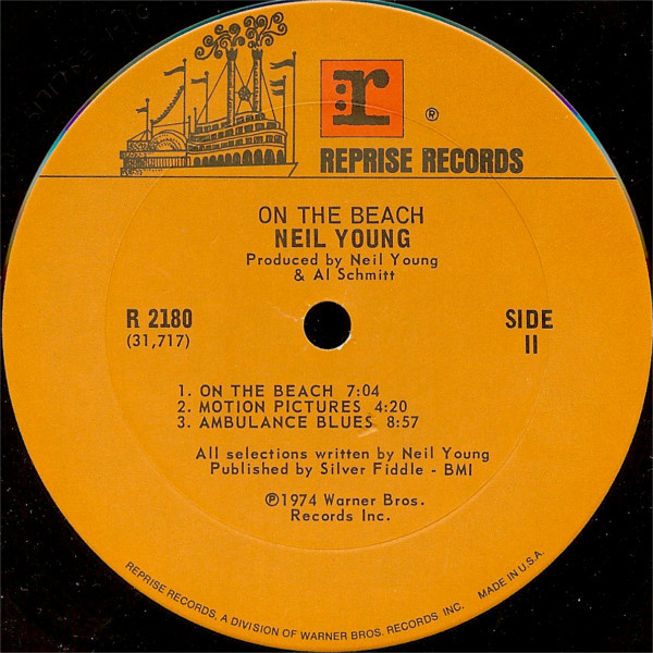 Neil Young - On The Beach | Reprise Records (R 2180) - 3