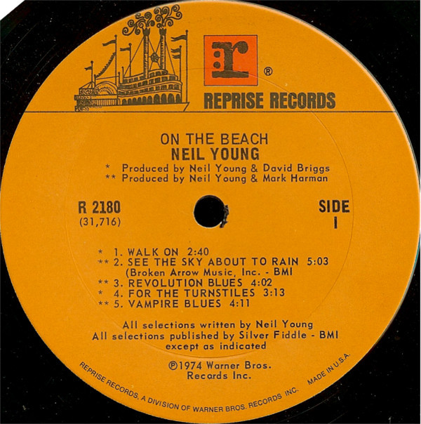 Neil Young - On The Beach | Reprise Records (R 2180) - 2