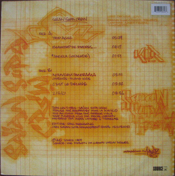 Saïan Supa Crew - Saïan Supa Crew | Source (7243 8 95862 6 8) - 4