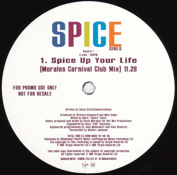 Spice Girls - Spice Up Your Life | Virgin (VSTDJ 1660) - 2