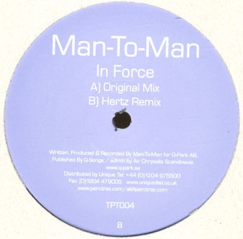 Man-To-Man - In Force | Perc Trax (TPT004) - main