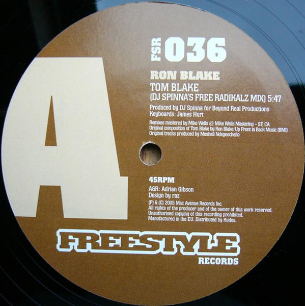 Ron Blake - Tom Blake | Freestyle Records (FSR036) - 2